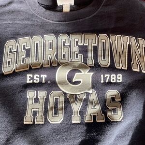 Champion Eco Authentic Navy Georgetown Uni Pullover XL